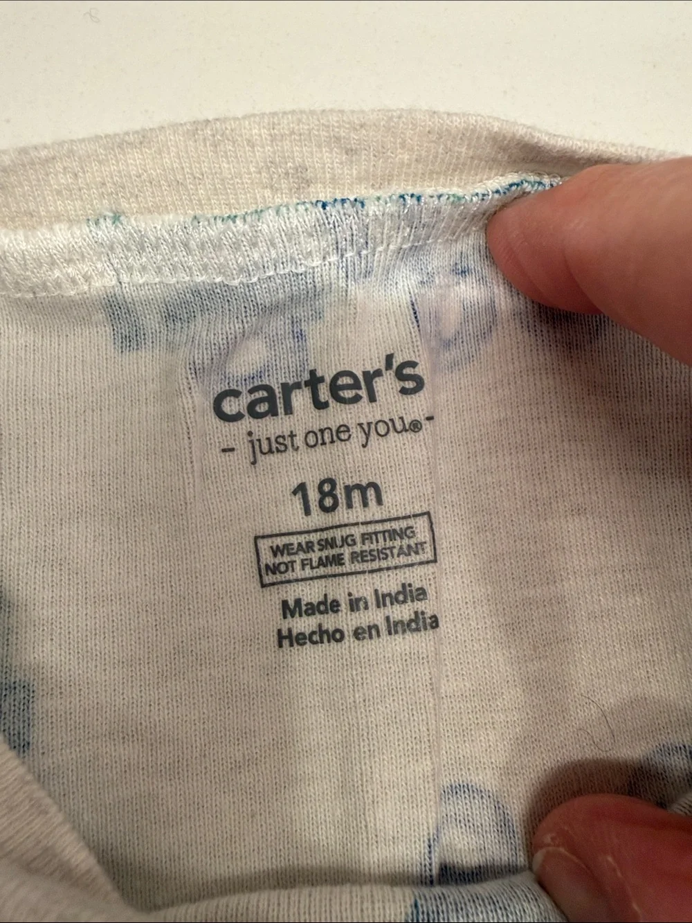 Carter’s Just One You 2-pack Green Stripe & Recycling Truck Print PJs 18mo
